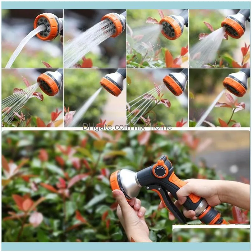 Expandable Flexible Garden Hose Watering High Pressure Car Wash Plastic Pipe With Water Gun Set Gardens Irrigation Supplies Equipments