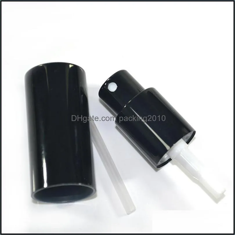 50pcs 30ml blue bottles with black lotion pump and 50pcs 50ml green bottles with black spray cap