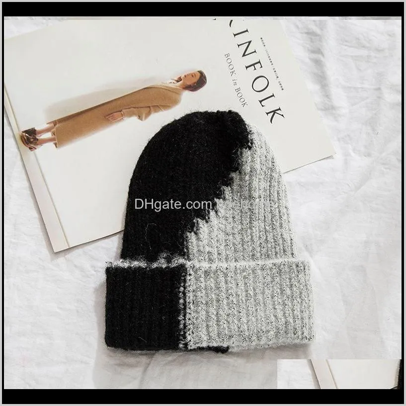 new knitted hats for women style twist beanie hat autumn and winter female cap keep warm winter hat