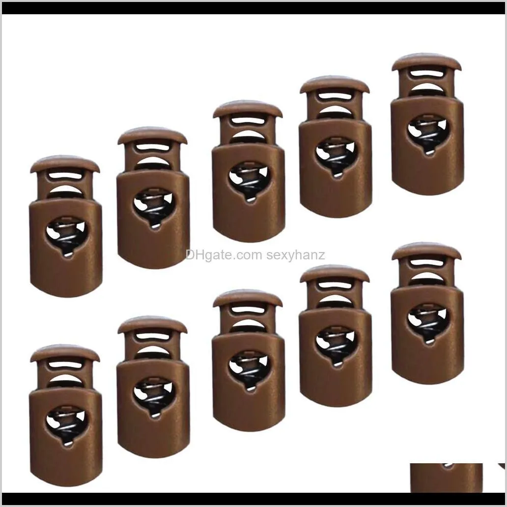 pack 10 shock cord luggage strap stopper lock end toggle buckle replacement