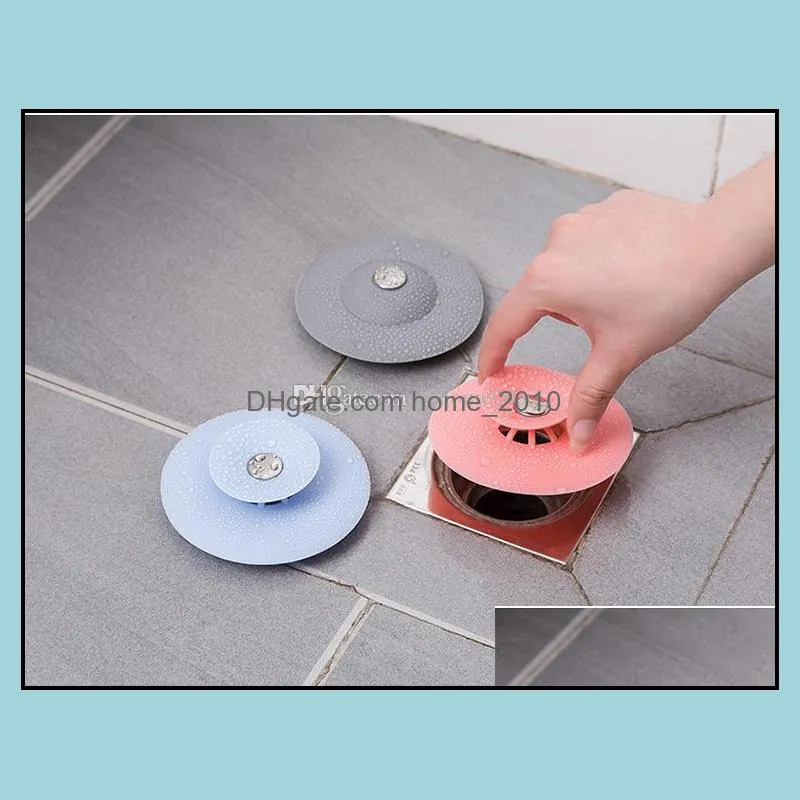 Bathroom Drainer Hair Catcher Bath Filter Stopper Plug Sink Strainer Sewer Dredge Device Shower Drain Trapper Kitchen Accessories