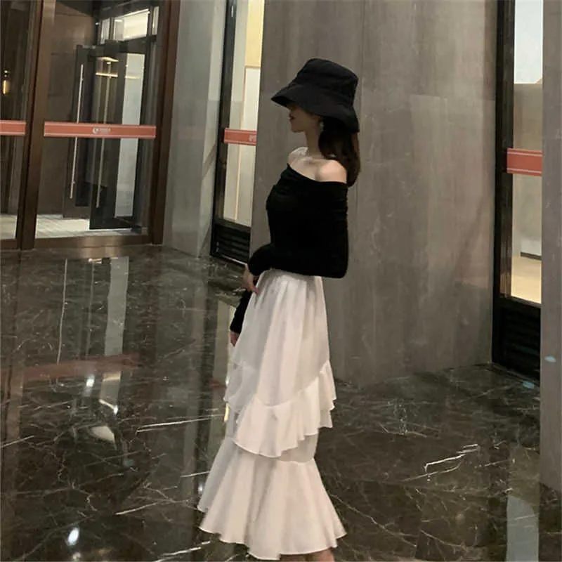 Layered skirts fashion hot sale