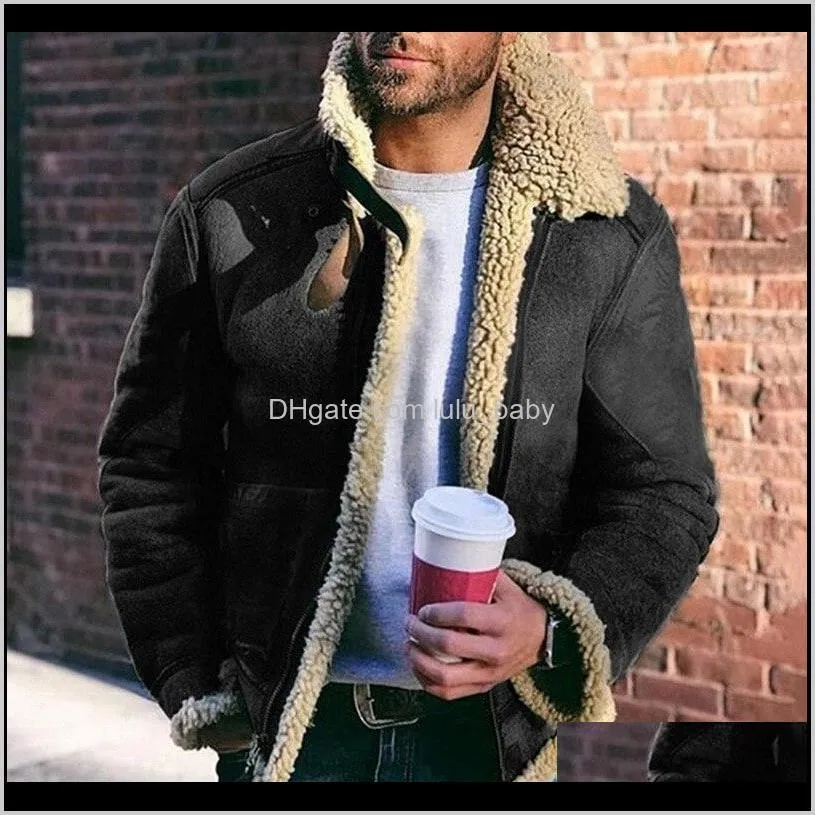  shipping,winter sheep fur coat,classic 2020 wool shearling,warm leather jacket,mens sheepskin coat.plus size jackets