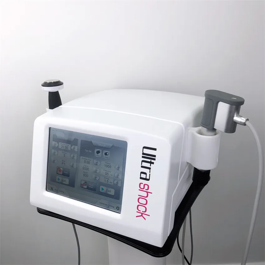 Przenośne promieniowe urządzenia do terapii Shockwave do ED Ultrasonografia Ultradźwiękowa maszyna do pomiaru bólu