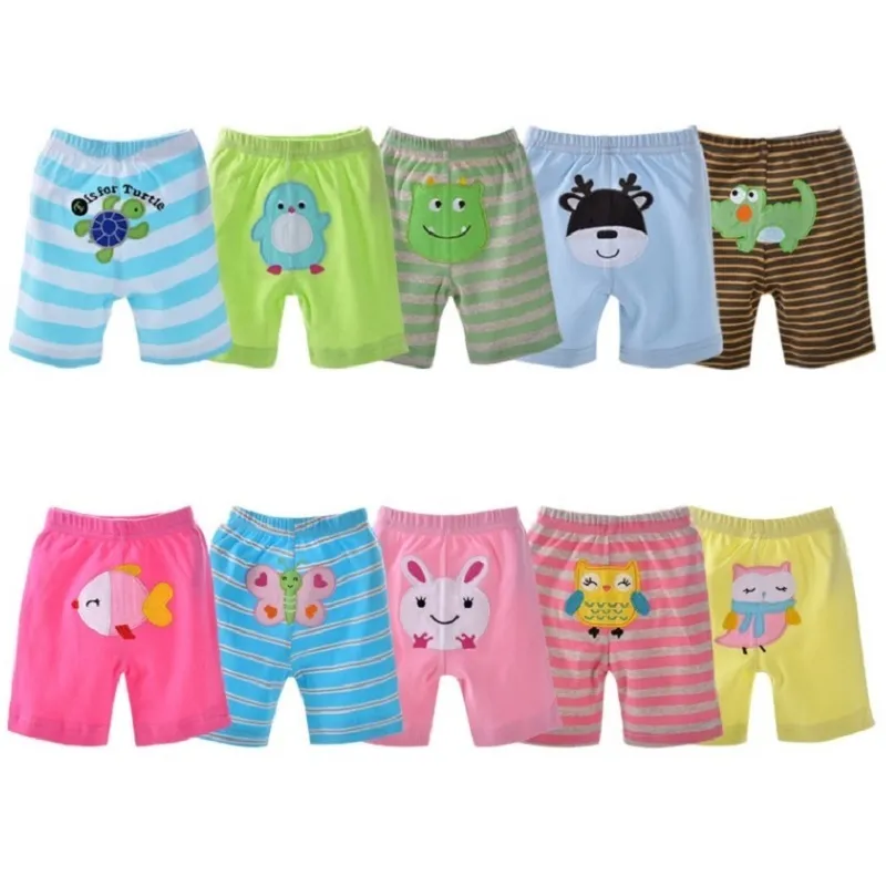 Babyhosen 5er-Pack Shorts für Jungen Unterhosen Mädchen Short Pant Baby Mädchen Leggings Babykleidung Mädchenkleidung 210413