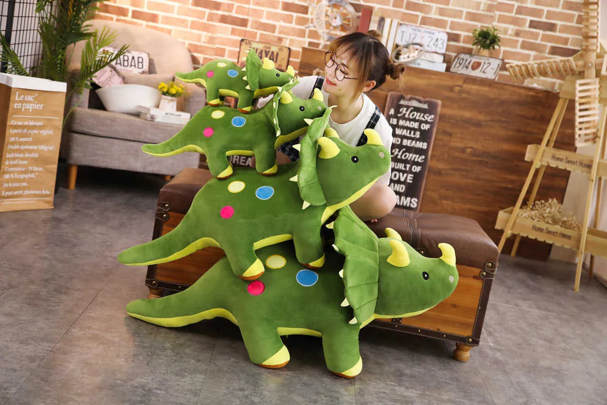 Big Plush Soft Triceratops Stegosaurus Dinosaur Doll Toy Gift 40 100 1 179 DHgate
