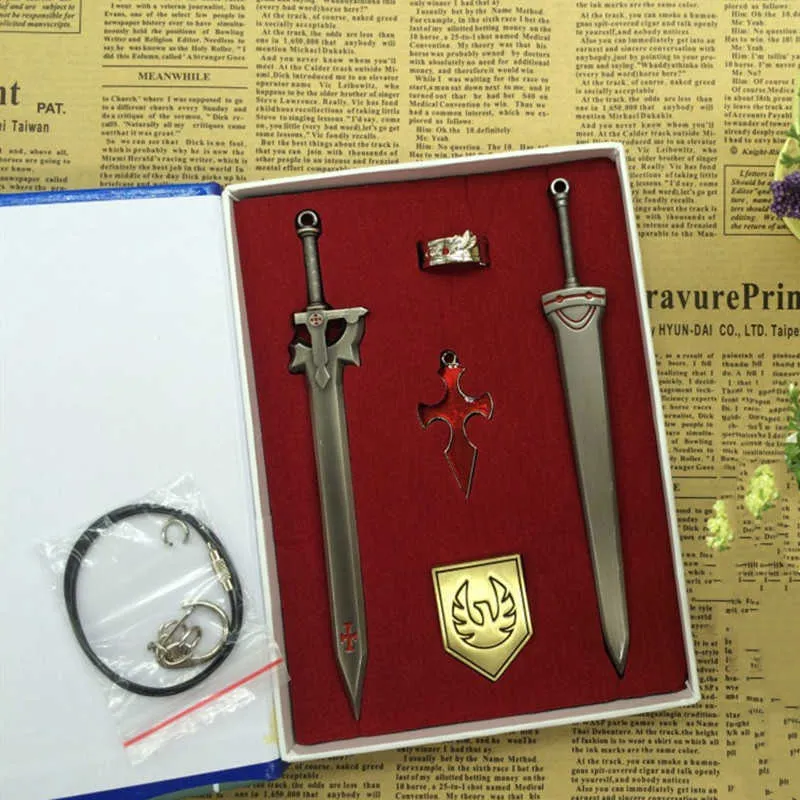 Sword Art Online Metal Minato Kunai Keychain Set Kirigaya Kazuto Kirito Excalibu Asuna Elucidator Scabbard Perfect For Cosplay And Prop H0915 From Sihuai05 30.29 DHgate.Com