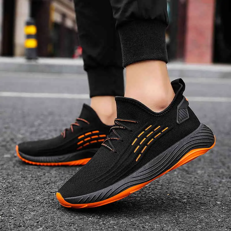 2020 Sport Athletic Running Shoes Men Flying Weaving Sock Sneakers