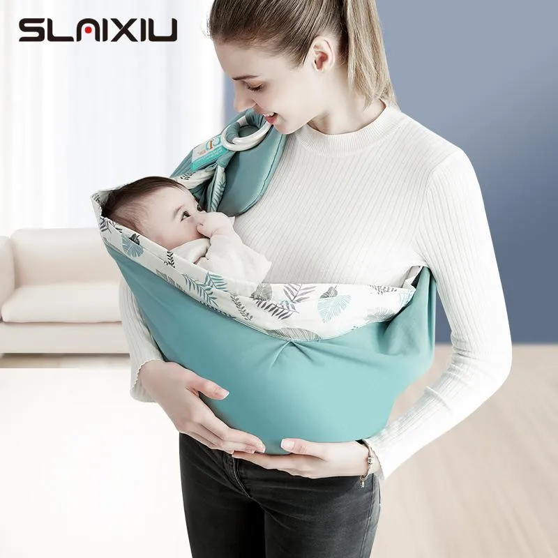 Porte-bébés Sacs à dos Porte-bébé Wrap Born Sling Couverture d'allaitement Sacs d'ombrage Tissu en maille d'allaitement pour nourrissons
