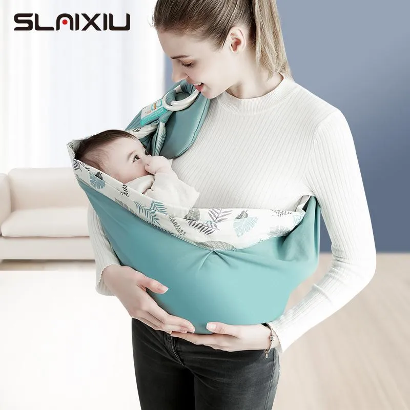 Taşıyıcılar, Askılar Sırt Çantaları Bebek Taşıyıcı Wrap Born Sling Emzirme Örtüsü Gölgeleme Çantaları Bebek Emzirme Örgü Kumaşı