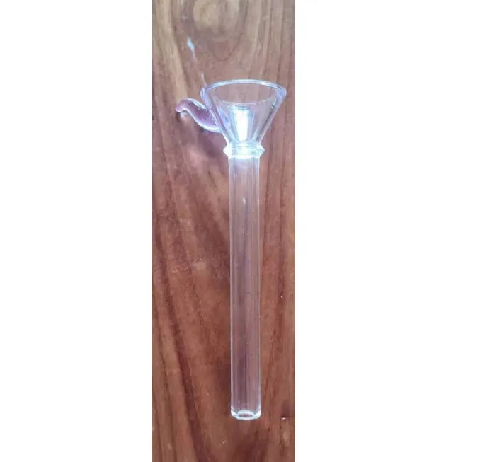 Glass Funnel Slide Set With Simple Downstem For Bongs From