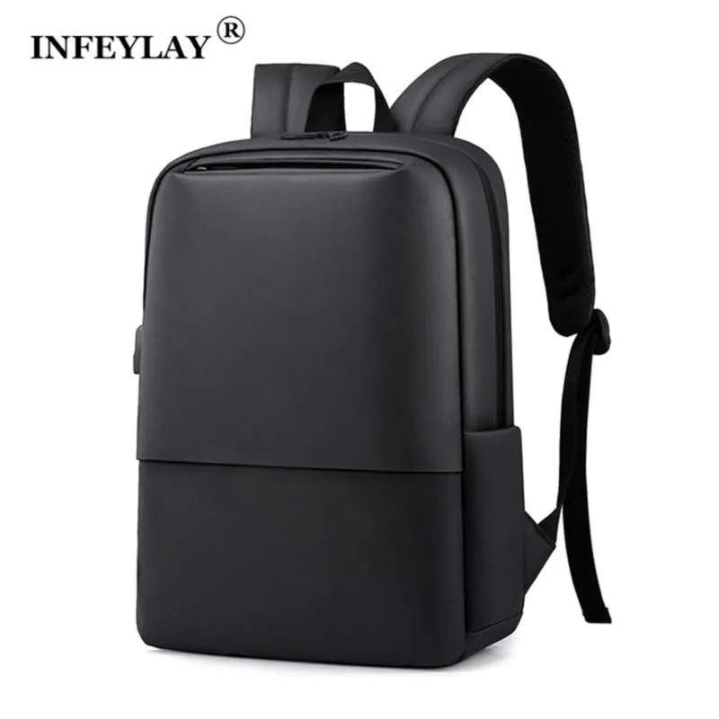 INFEYLAY Men Business backpack waterproof travel Laptop Backpack fashion student school Backpacks Digital bag woman Mochila 210929