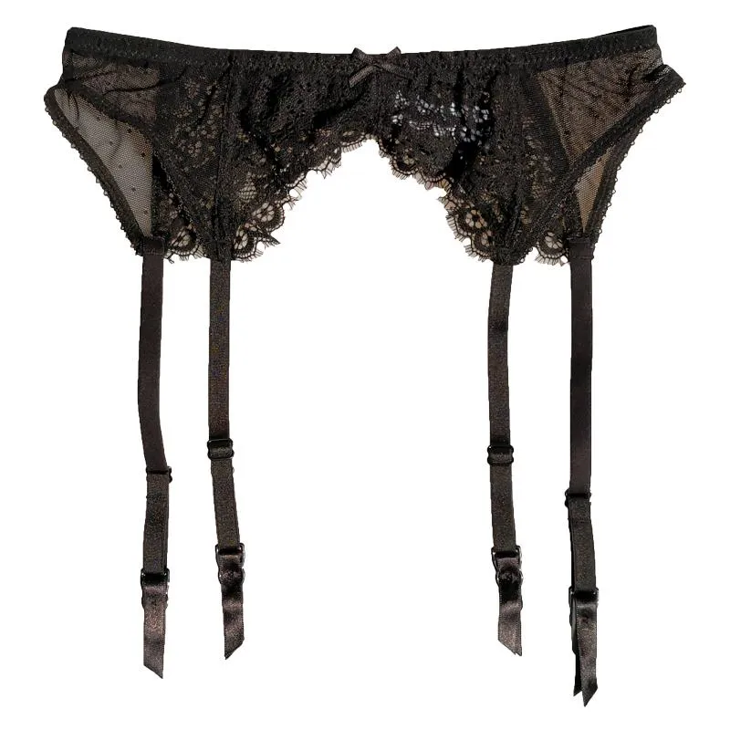 Garters Effen Kleur Kant Metalen Clip Gespen Sexy Jarretellegordel Voor Vrouwen Jarretel Vrouwelijk Ondergoed Lingerie Gift GA1253297K