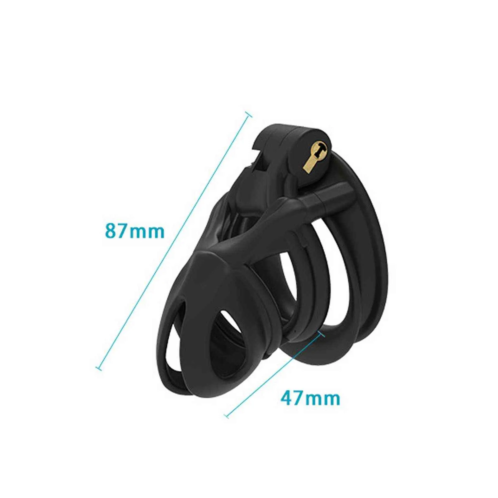 NXY-Ringe Neuester V7.0 EVO 3D Cobra Cage Keuschheitsgürtel für Männer Doppelbogen-Manschettenring Sexspielzeug für Erwachsene für Männer 1123_voghion.com