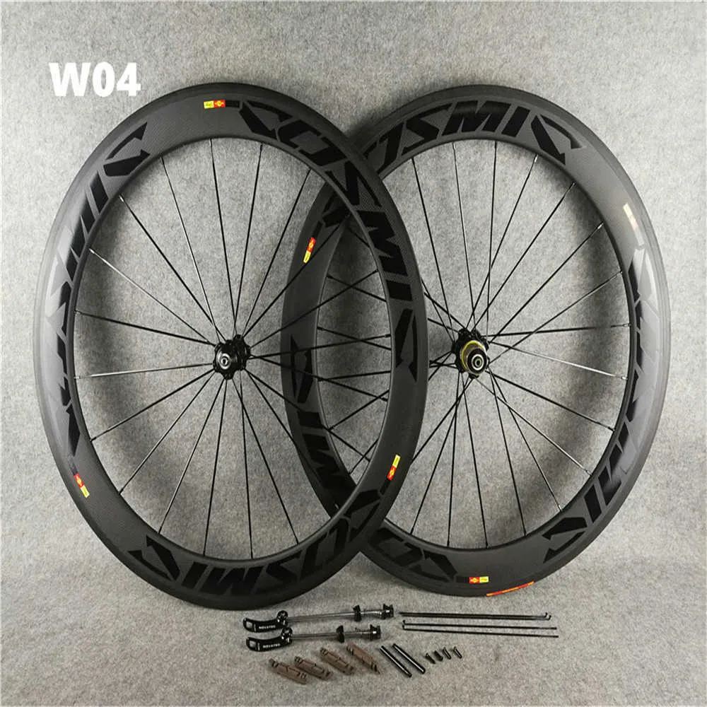 Road bike Cosmic Carbon Wheels Clincher 60mm depth 23mm width bicycle carbon wheelset can be XDB ship