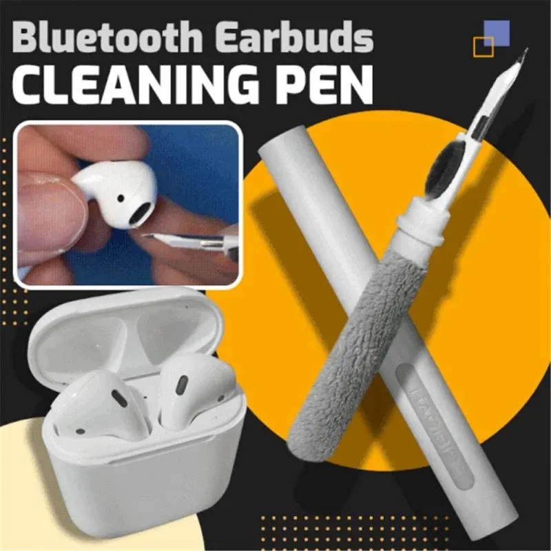 Bluetooth наушники очищают ручку с щеткой для наушников Airpods, мобильных телефонов, беспроводных наушников, ноутбука, инструмента для очистки камеры