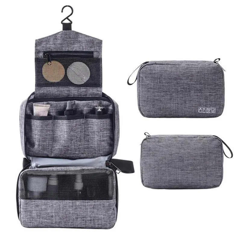 Traveling Hanging Cosmetic Bag Women Zipper Case Make Up Wash Makeup Bags Necessaries Storage Organizer Toilet & Cases