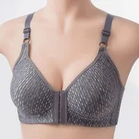 Bras Women Wireless Padded Sports Bra Front Button No Steel Ring Underwear