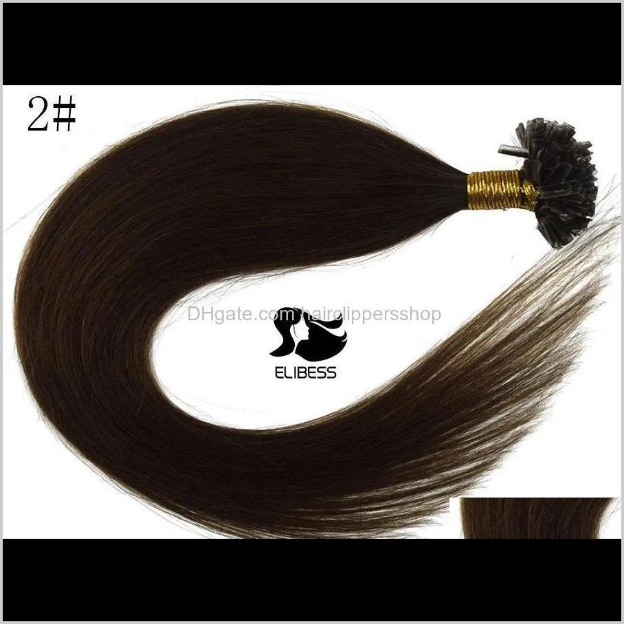 7a new arrival 1g/s 100g/lot pre-bonded fusion nail u-tip hair extension 16