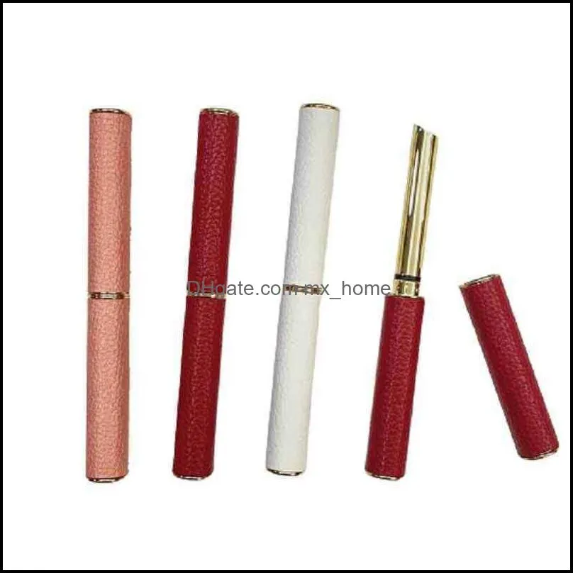 Storage Bottles & Jars Arrival Empty Slenderly Lipstick Tube High Grade Red Cosmetic Container Lip Packaging Refillable Bottle 30/ 50pieces