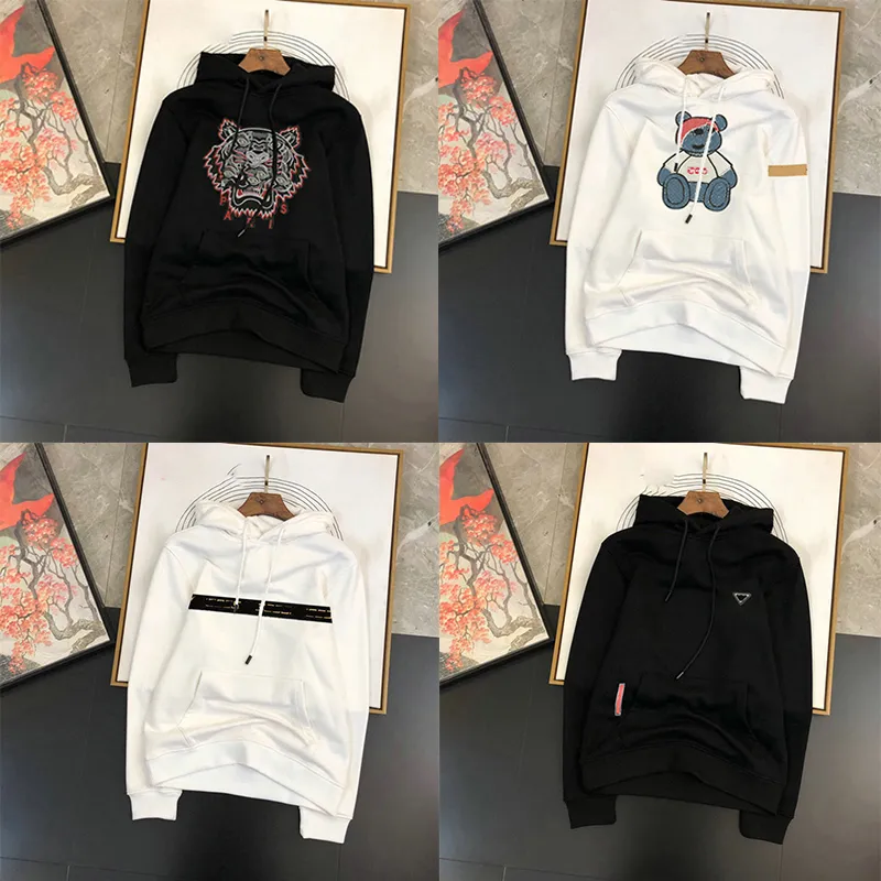 Luxe Pullover Hoodies voor Mannen Merk Brief Patroon Man Sweatshirts Verjaardag Gift Boyfriends Katoenen Sweatshirt