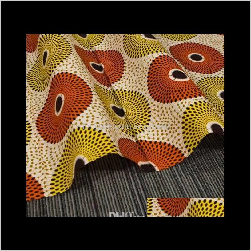 new arrive polyester wax prints fabric ankara binta real wax high quality 6 yards/lot african fabric for party dress