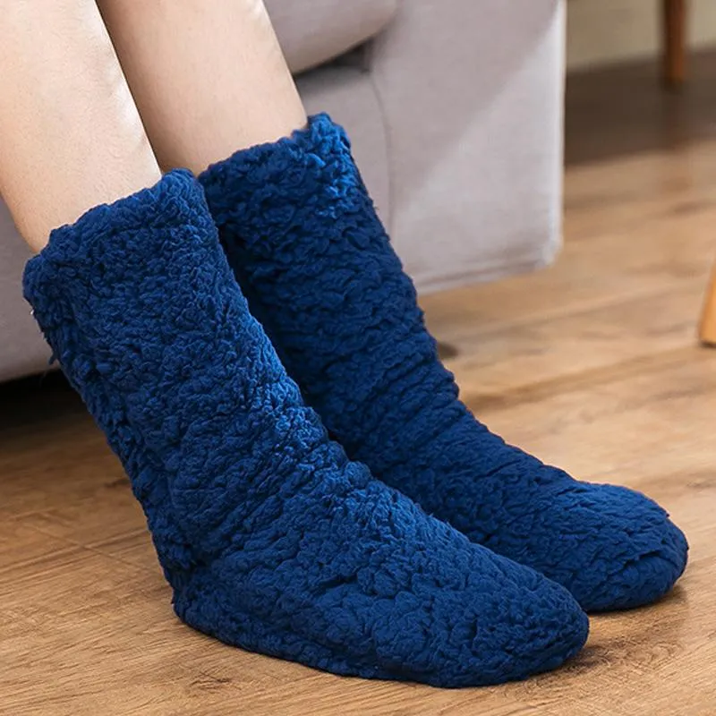 Slipper Socks Womens Ladies Winter Non Slip Socks Slipper Socks Women Thick  Coral Fleece Sock Shoes Warm Home Floor Sleep Big Size Bedroom From  Kuguacaig, $10.44