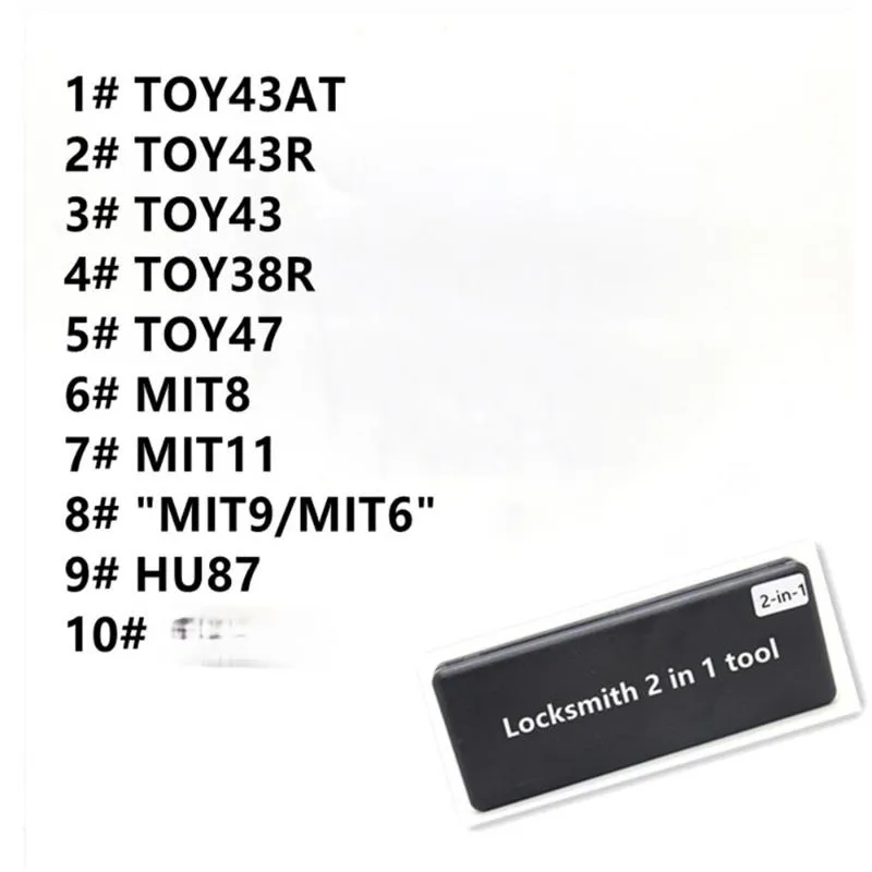 Lecteurs de code Outils d'analyse Serrurier 2 en 1 BYDO1 BYDO1R BYDF0 HU49 GT15 GT10 HU46 NE72 HON58R NE71R Serrurier pour tous les types190H