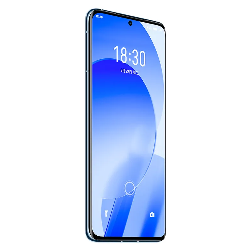 Original Meizu 18S 5G 휴대 전화 12GB RAM 256GB ROM Snapdragon 888 Plus Octa Core 64.0MP OTG NFC Android 6.2 "2K 곡선 전체 화면 지문 ID 얼굴 스마트 핸드폰