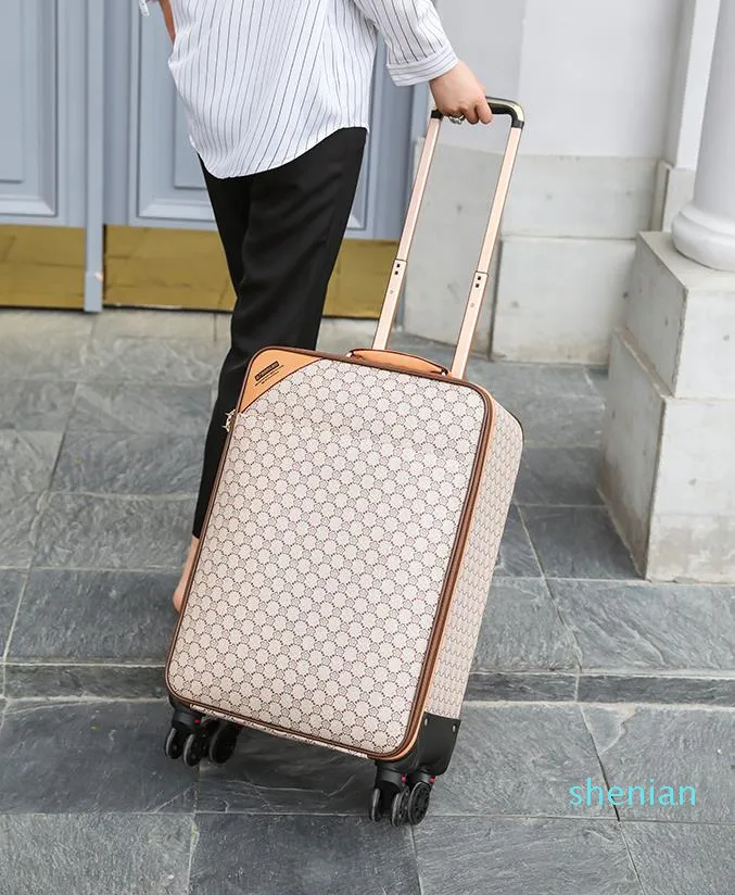 New Designer Women Men Suitcases Unisex Spinner Expandable Trolley Brand Fashion Luxury Designer Carry-Ons Barding Bag Rolling Luggage Sets