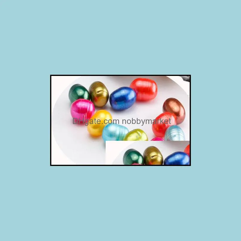 PILL SHAPE STRIPE PEARL OVAL freshwater shell pearl oyster 8-9mm mixed colors pearl oyster with vacuum packaging FANCY GIFT