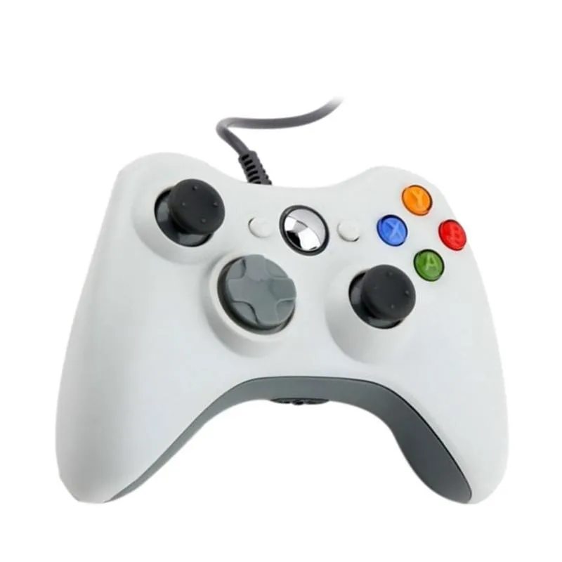 Kontrolery gier joysticks USB przewodowy gamePad do kontrolera Xbox 360 JOYSTICK Oficjalny Microsoft Slim PC Windows 7 8 10