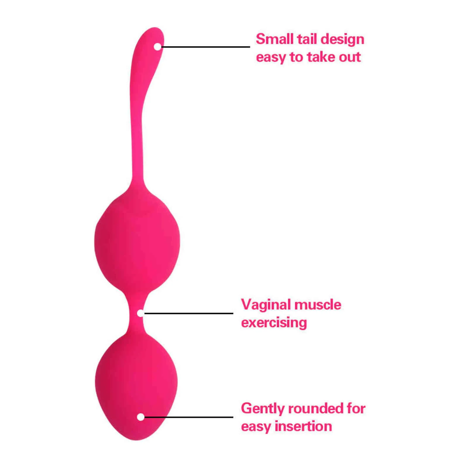 NXY Eggs Women Silicone Kegel Balls Ben Wa Ball Vaginal Egg Massager Control Tighten Exercise Adult Trainer Se_voghion.com