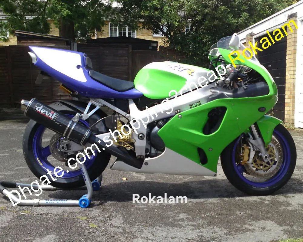 Kawasaki 오토바이 부품 Ninja ZX7R ZX-7R ZX 7R 1996 1997 1998 2003 1999 2000 2001 2002 2003 보라색 그린 화이트 페어링 키트