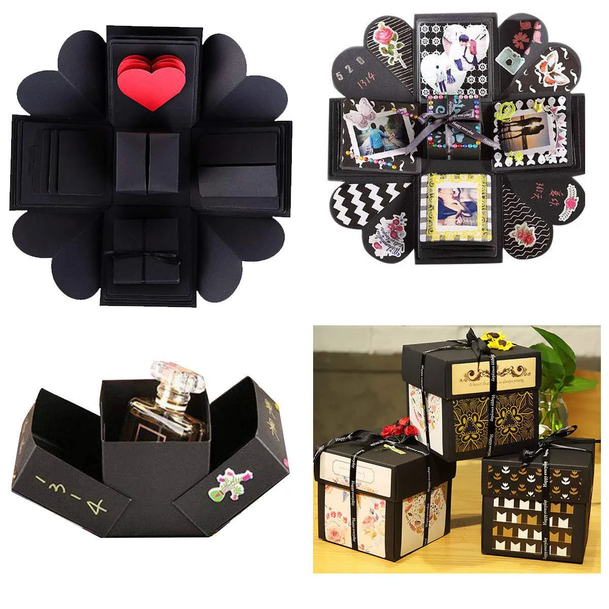 Explosion Gift Box Set Surprise Gift Photo Box Creative DIY Scrapbooking  Picture