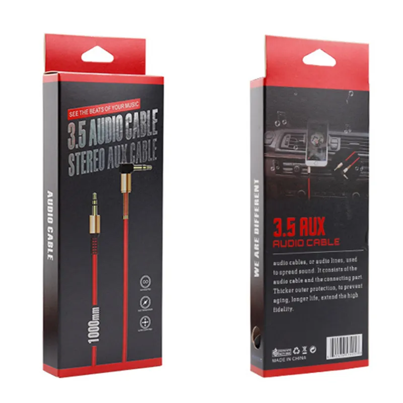 CableCreation Cable de audio de 3.5 0.45 etros, cable auxiliar acho a acho de 90 grados de CableCreation Cable de audio de 3.5 0.45 etros, cable auxiliar acho a acho de 90 grados de