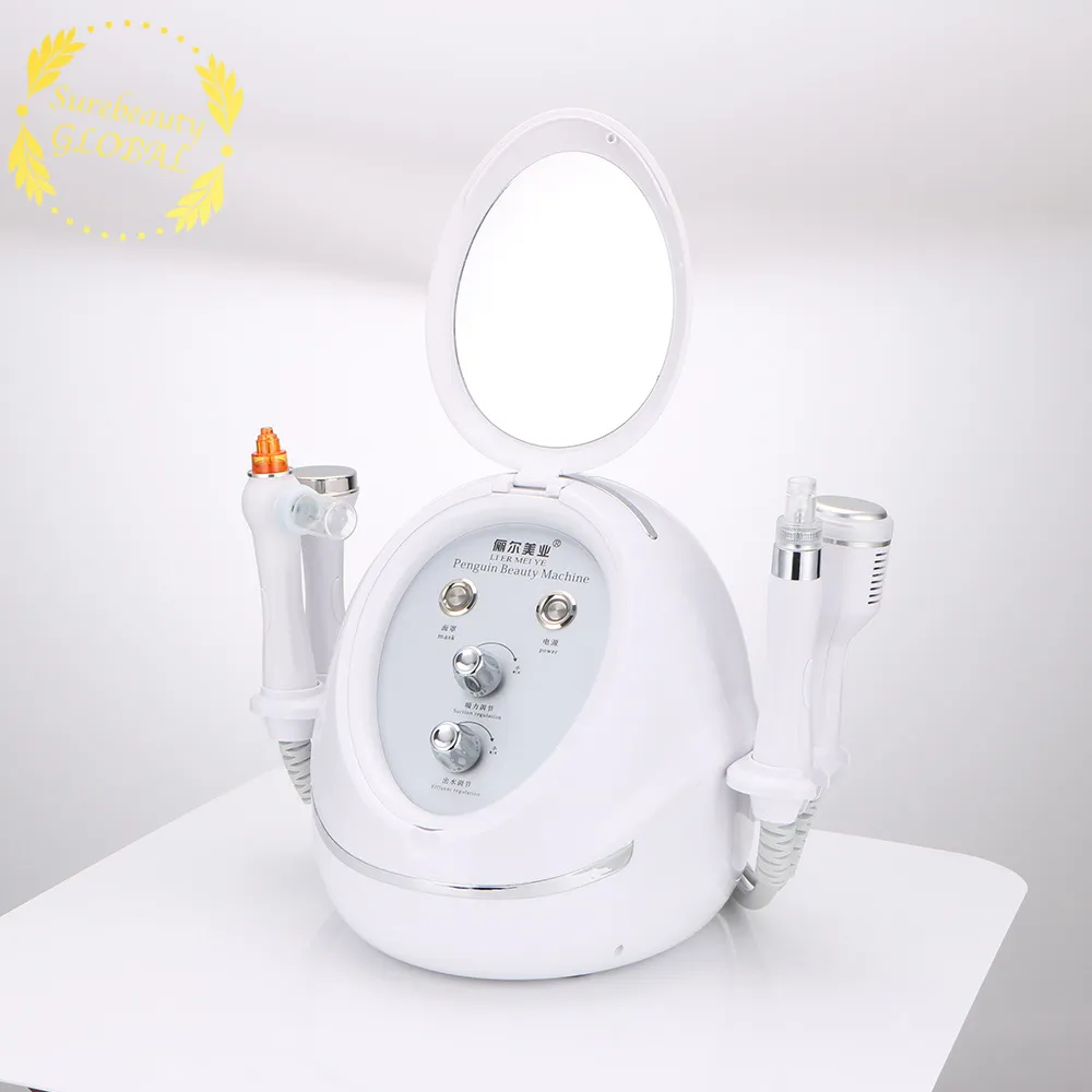 Вакуумная очистка лица Microdermabrasion Machine Beauty Water Water Jet Pore Cleaner Massage устройство для кожи Уход за кожей Инструмент для ухода за кожей 7 Цветная светодиодная маска