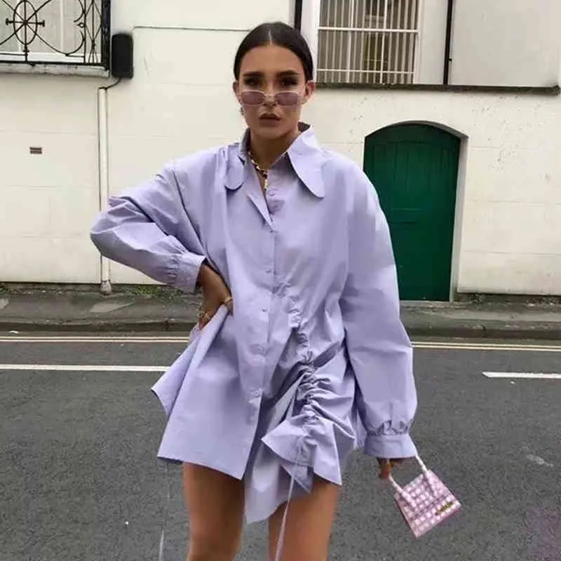 linen mix shirt dress Linen Blend Midi Shirt Dress – Neutral Summer Dress M main image 1