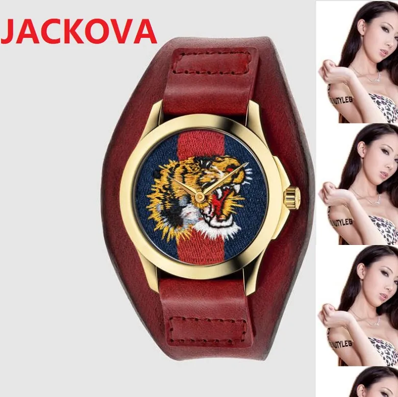 Wate Bee Tiger Snake Dial Watch Watch Nylon Leather Strap من $14.51 ...