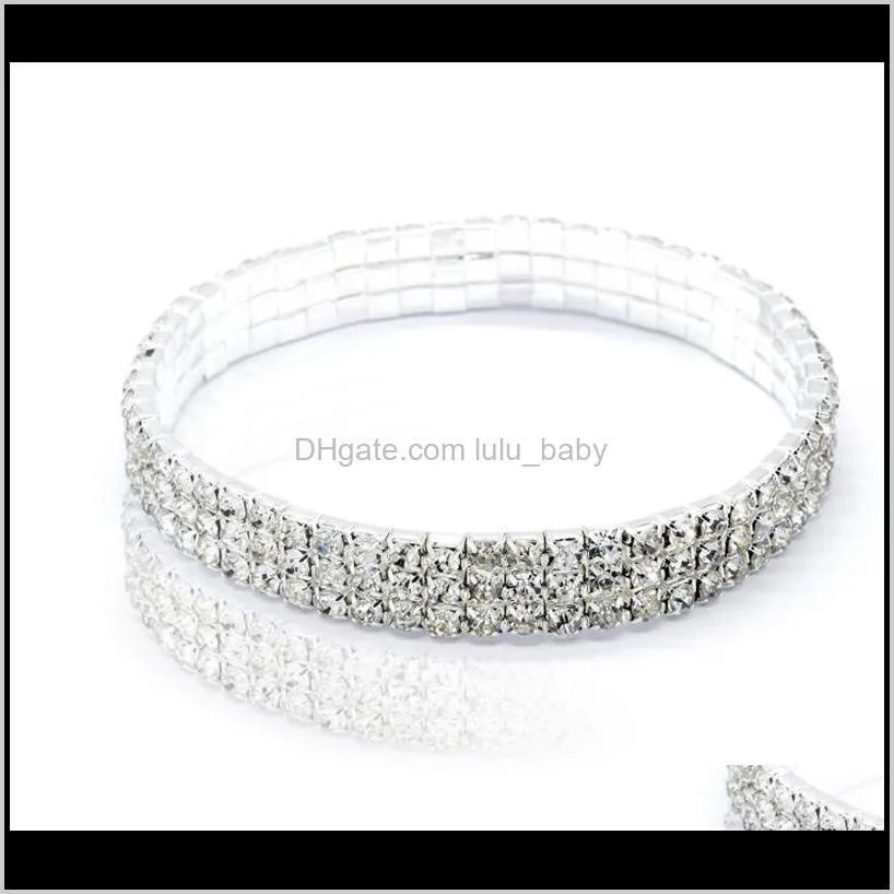 new wholesale crystal rhinestone tennis ankle chain anklet bracelet sexy women summer beach sand jewelry 3 rows