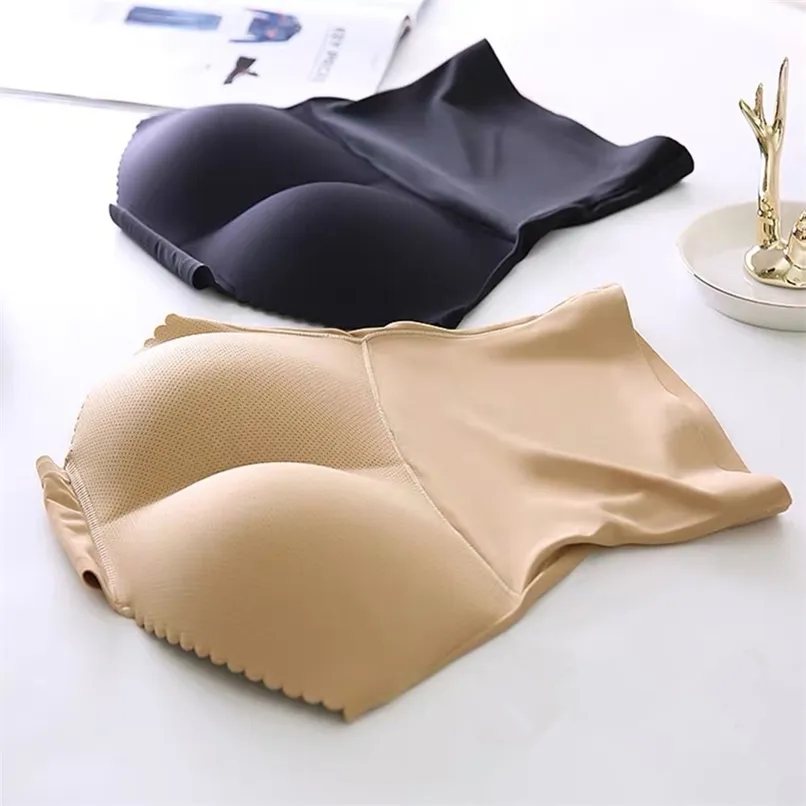 Kadın İç Çamaşırı Lingerie Zayıflama Karın Kontrol Vücut Şekillendirici Sahte Eşek Popo Kaldırıcı Külot Lady Sünger Yastıklı Butt Push Up Külot 211116