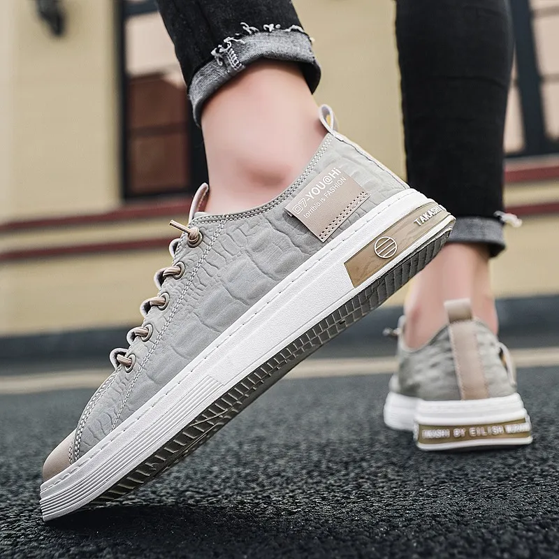 Mannen vrouwen mode schoenen kleur wit grijs zwart heren sport trainers platform sneakers maat 39 44 v033
