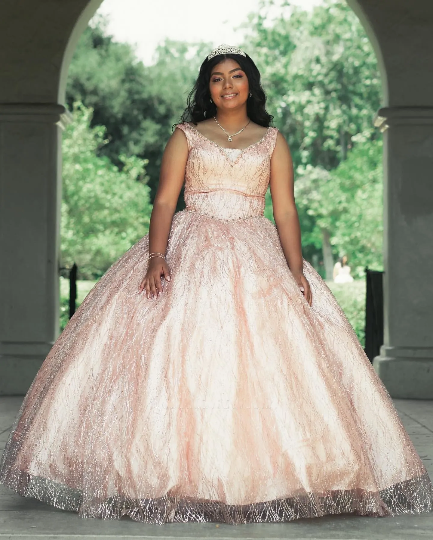 Rose Pink Ballgown Champagne Wedding Dress With Crystal Beads Sequins And Tulle Lace Up 2022 Collection For Plus Size Brides From Lovemydress 79.71 DHgate.Com