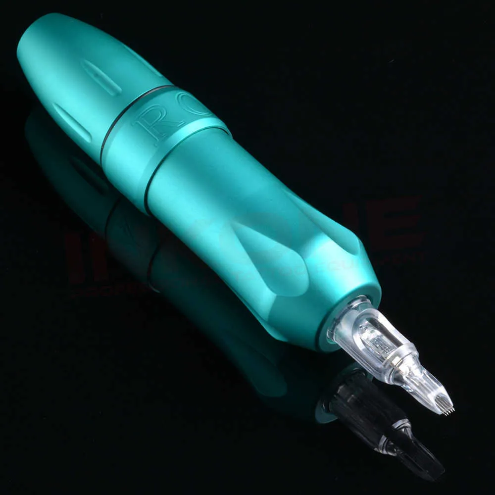 Penna per macchina rotativa per tatuaggi Premium Rocket PRO Mabuchi Motor Aluminium Cartridge Needle Gun 210622