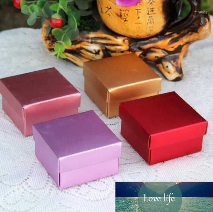 3Taille Coloré Carton Papier Boîte-Cadeau Solide Feuille Carton Artisanat Boîte Pour DIY À La Main Savon Bijoux Wrapping1