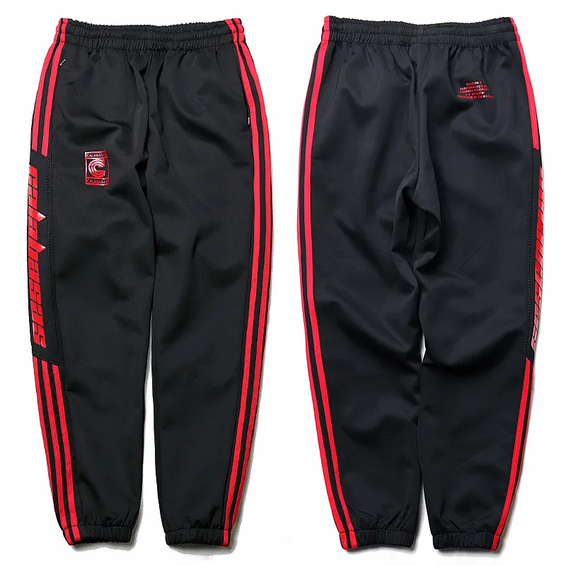 calabasas black track pants