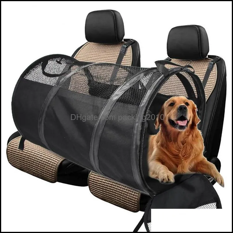 ERS DOG Supplies Home Gardendog Travel Car Seat ER Foldbar Vattentät husdjur Back Carrier Beds For Dogs S/L Drop Delivery 2021 G0TJE