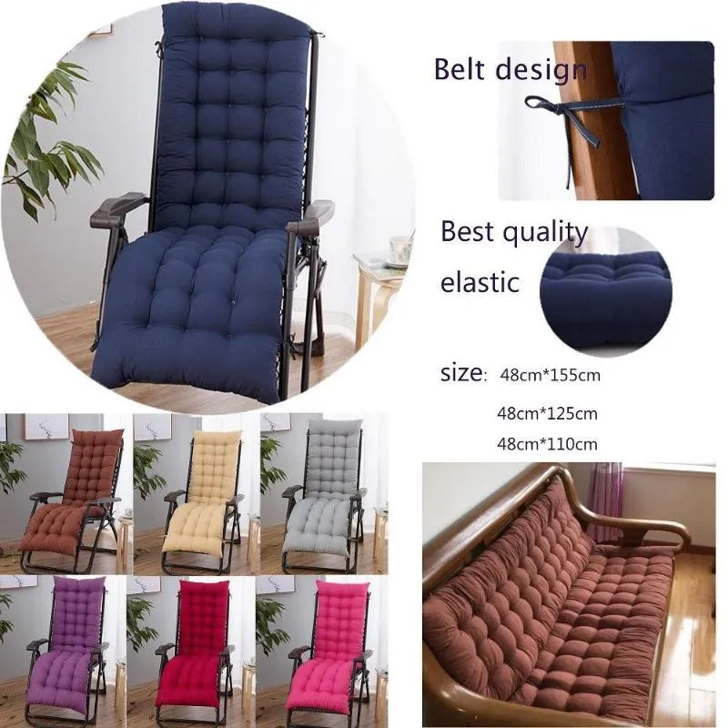 Stoel kussen zachte dek lounger recliner kussens dikke stoelmat universele tatami tuin decor huis decoratief kussen/decoratief kussen