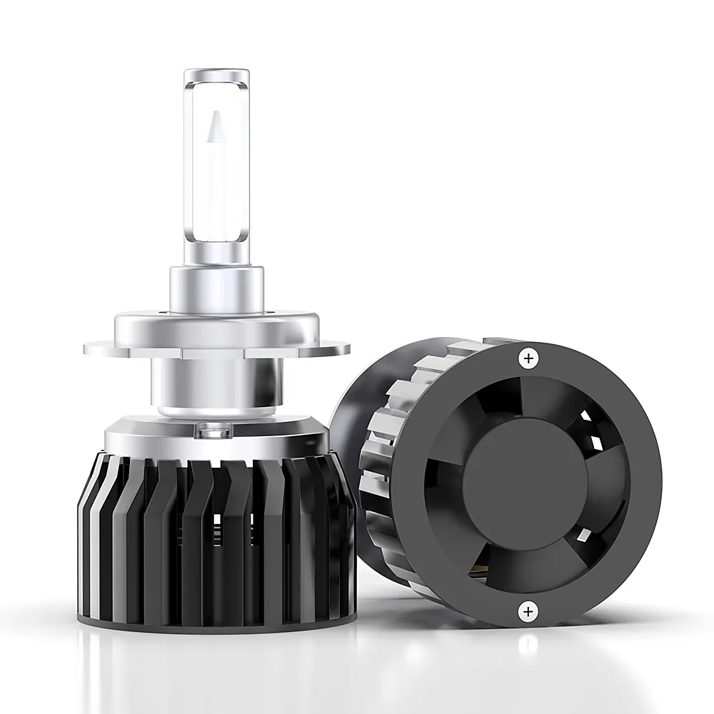 H7 H1 H11 LED Farol Luz Luces Para Auto Luzes Externas Canbus Hb4 H8 Spotlight Turbo Ventilador Bulbos 6000K 12V 7000LM