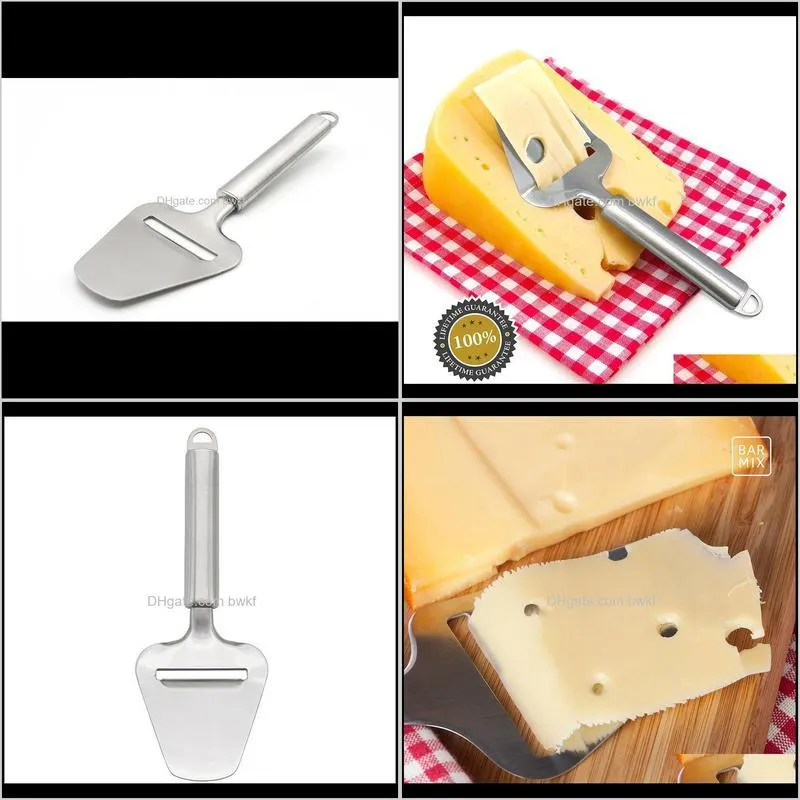 fashion eco-friendly cheese slicer cutter multifunctional stainless kitchen accessories kitchen tools ham cake slice baking cakes c
